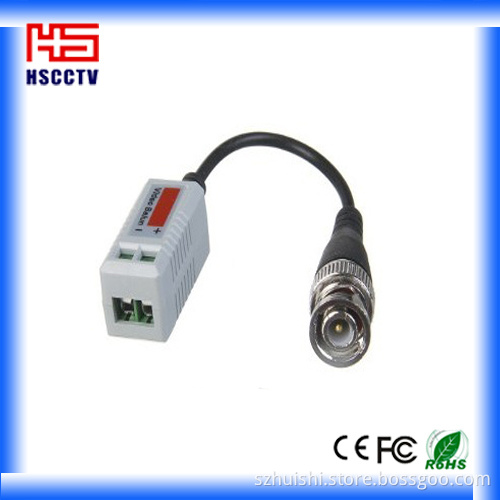 CCTV BNC Video Pigtail Balun Transceiver Adapter (HS-202)